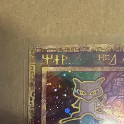 Nintendo Pokemon TCG Ancient Mew 1 Promo Holo English 2000 Movie Promo Damage - Image 2