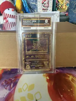 Pokemon TCG Ancient Mew 2000 Movie Promo Ace Graded 8 NM-MT - Image 1
