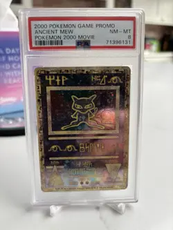 Pokemon TCG Ancient Mew 2000 Movie Promo Card PSA 8 - Image 1