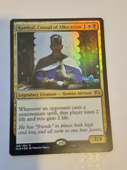 1x Kambal, Consul of Allocation 183 Rare Kaladesh Foil Near Mint x1 - Image 1