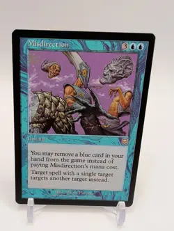 1999 MTG Misdirection 87 Mercadian Masques Regular Rare Card LP to NM Condition - Image 1