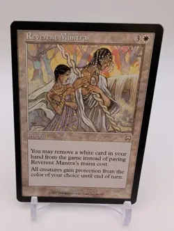 Magic The Gathering MTG Reverent Mantra Card - Mercadian Masques NM - Image 1
