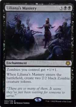 054/136 LILIANA'S MASTERY RARE GAME NIGHT: FREE-FOR-ALL MTG CARD - Image 1