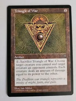 Triangle of War Visions Regular NM Near Mint MTG - Image 1