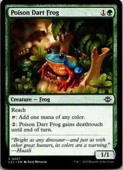 Poison Dart Frog C The Lost Caverns of Ixalan 207 NM NM-LP - Image 1