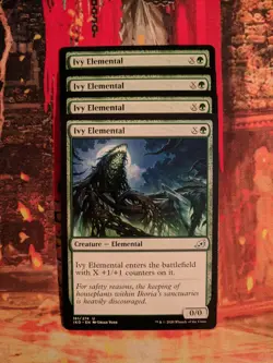 MTG Card: (4x) Ivy Elemental (Ikoria: Lair of Behemoths) - Image 1