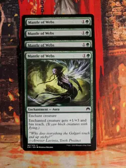 MTG Card: (4x) Mantle of Webs (Magic Origins) - Image 1