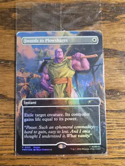SWORDS TO PLOWSHARES PSA Magazine Promo THANOS 2026 Wizards Of The Coast MARVEL - Image 1