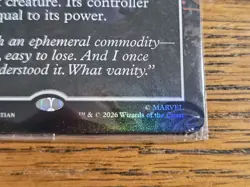 SWORDS TO PLOWSHARES PSA Magazine Promo THANOS 2026 Wizards Of The Coast MARVEL - Image 2