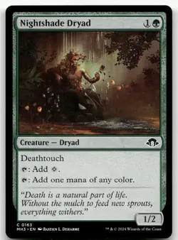 Nightshade Dryad #163 (NM) Modern Horizons 3 MH3 Magic MTG - Image 1