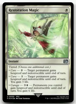 Restoration Magic #30 (Foil) (NM) Final Fantasy FIN Magic MTG - Image 1