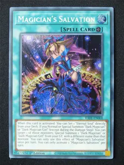 Magician's Salvation RA01 Secret Rare - 1st ed Yugioh Card #7T - Image 1