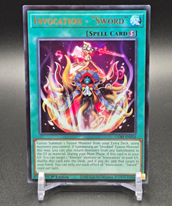 Konami Yu-Gi-Oh! TCG Invocation-"Sword" CORI-EN053 English Foil Super 1st - Image 1