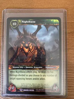 Nightbane Betrayal 150/202 Epic Foil WoW World Of Warcraft TCG - Image 1