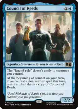 MTG Marvel Super Heroes Commander - Council of Reeds - Image 1