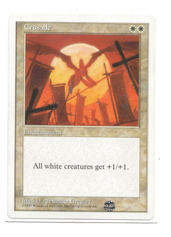 CRUSADE NM MTG 5th Edition Core English Magic Cruzada - Image 1