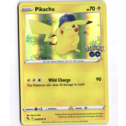 Pikachu (28) Holo Rare - 028/078 - Pokemon GO - LP - Image 1