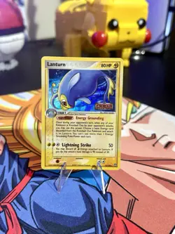 Pokemon TCG - Lanturn 15/108 Stamped Reverse Holo - EX Power Keepers - LP - Image 1