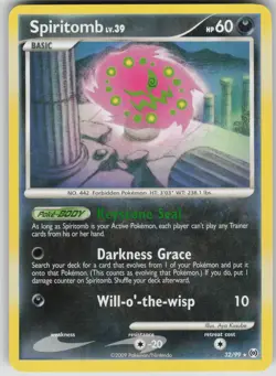 Pokemon TCG Spiritomb Rare Arceus 32/99 - Image 1