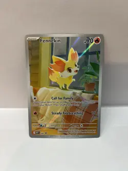 Pokemon TCG Fennekin 080 - Black Star PROMO FULL ART from Chaos Rising ETB - Image 1