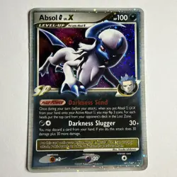 Absol G LV.X 141/147 Supreme Victors Holo Ultra Rare HP/MP Played Swirl - Image 3