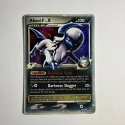 Absol G LV.X 141/147 Supreme Victors Holo Ultra Rare HP/MP Played Swirl - Image 4