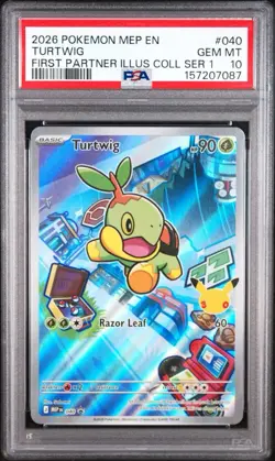 PSA 10 SEQUENTIAL Pokemon First Partner Illustration Collection Series 1 Sinnoh - Image 2