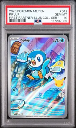 PSA 10 SEQUENTIAL Pokemon First Partner Illustration Collection Series 1 Sinnoh - Image 4