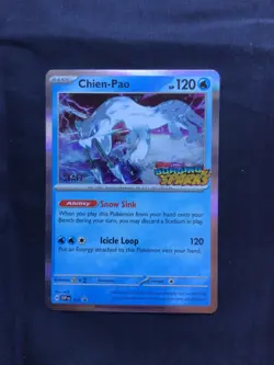 Pokemon: Surging Sparks Staff Prerelease Promo: Chien-Pao 152 - Image 1