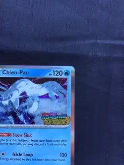 Pokemon: Surging Sparks Staff Prerelease Promo: Chien-Pao 152 - Image 4