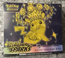 Surging Sparks Pokemon TCG PC Elite Trainer Box - SEALED Pokemon Center ETB - Image 1