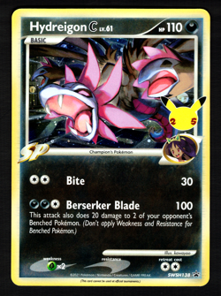 Hydreigon C lv.61 SWSH138 Celebrations 25th Anniversary Promo Pokemon TCG NM - Image 1