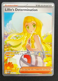 Pokemon Mega Evolutions *Lillie's Determination* 184/132 Pack Fresh 10-3-25 Mint - Image 1