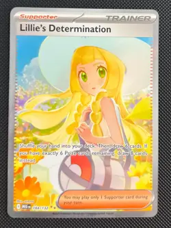 Pokemon Mega Evolutions *Lillie's Determination* 184/132 Pack Fresh 10-3-25 Mint - Image 4