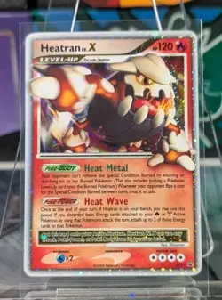 Pokemon Heatran LV.X DP31 DP Promos Holo Promo Card 120 HP Level Up - Image 1
