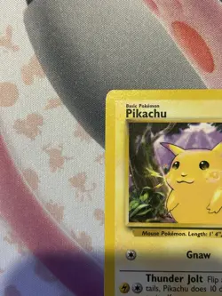 Pikachu 58/102 E3 Stamp Yellow Cheeks Base Set 1999 WOTC Promo Pokemon Card - Image 3