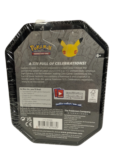 Pokemon Celebrations Tin Dark Sylveon V 25th Anniversary Sealed 6 Booster Packs - Image 3