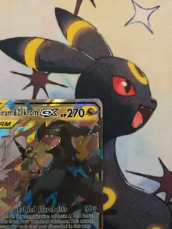 Reshiram & Zekrom GX 157/236 Tag Team Ultra Rare Pokemon Cosmic Eclipse - Image 3