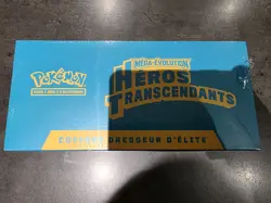 Coffret Dresseur d'Elite ETB Pokemon Heros Transcendants ME2.5 Scelle FR + Prote - Image 2