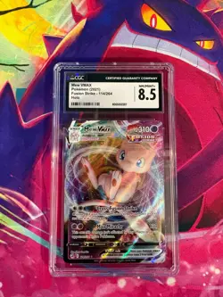 Mew VMax 114/264 Fusion Strike English CGC Graded 8.5 Pokemon Trading Card Game - Image 1