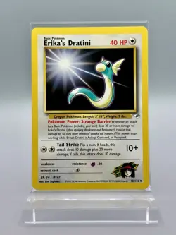 Erika's Dratini 42/132 Gym Heroes LP+ - Pokemon TCG Card Uncommon - Image 1