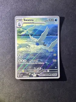 Pokemon TCG 110/86 Swanna White Flare Holofoil Illustration Rare - Image 1