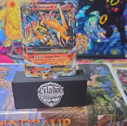 Pokemon TCG M Charizard EX 13/106 XY Flashfire DMG CREASED - Image 1
