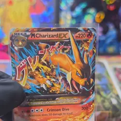 Pokemon TCG M Charizard EX 13/106 XY Flashfire DMG CREASED - Image 2