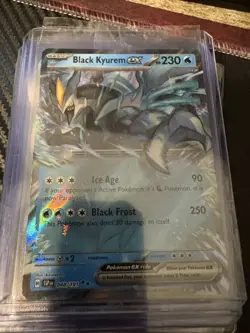 Black Kyurem EX 048/191 Full Art NM/M Surging Sparks Pokemon Card - Image 1