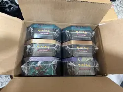 Pokemon Triple Whammy Tin Pokemon TCG 6 Sealed Tins - Image 1