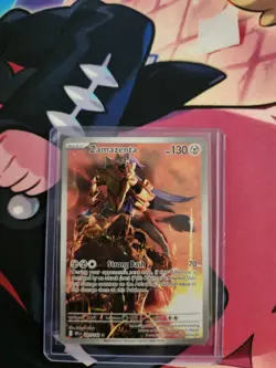 Pokemon TCG SV-Destined Rivals Zamazenta #201/182 Illustration Rare - Image 1