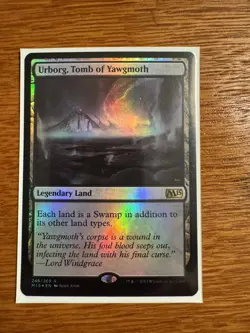 MTG Magic the Gathering Urborg, Tomb of Yawgmoth Foil, M15, Near Mint Condition - Image 1