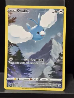 Pokemon Swablu Ultra Rare Crown Zenith: Galarian Gallery GG27/GG70 Near Mint - Image 2