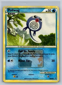 Poliwag (League Promo) 58/95 League & Championship Cards Pokemon Reverse Holo NM - Image 1